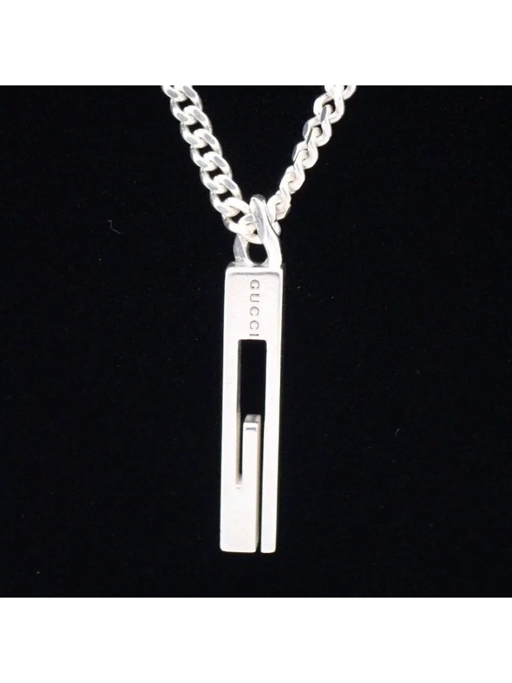 Gucci Small Necklace 925 Sterling Silver Pawn